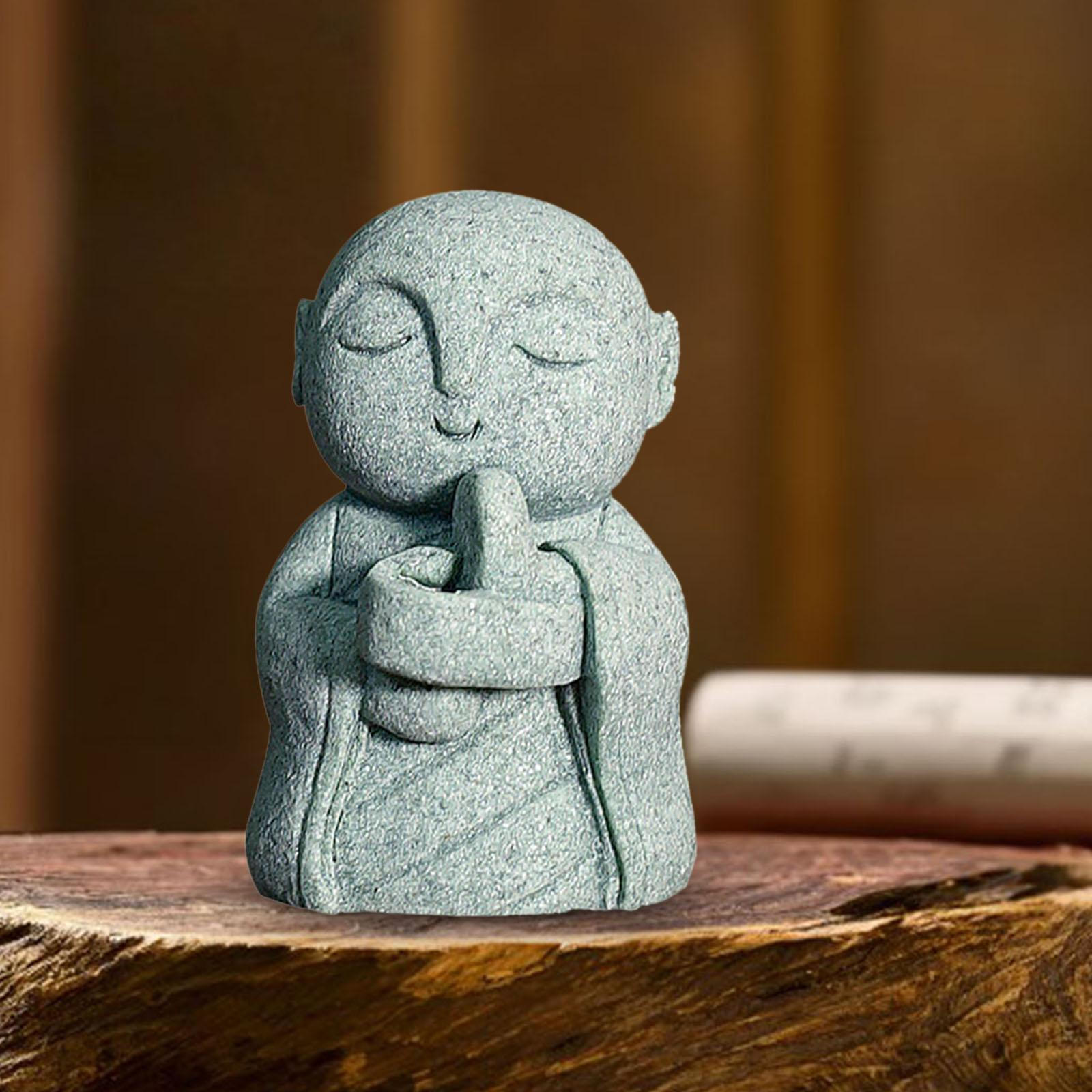 

Японская фигурка монаха, скульптура Будды, миниатюрное настольное украшение для стола Clasp Hands