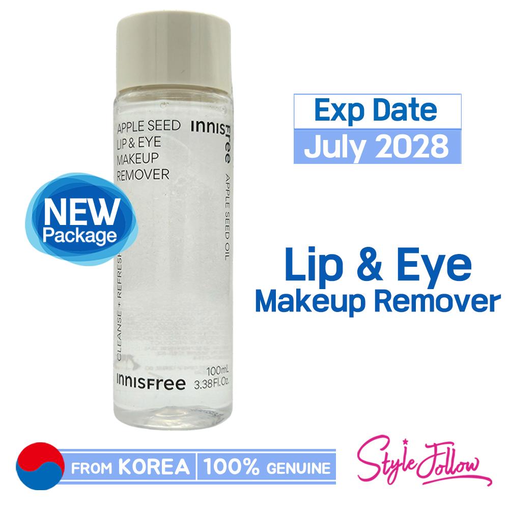 

[INNISFREE] Средство для снятия макияжа с губ и глаз с семенами яблока, 100 мл 1pc + Sample Gifts