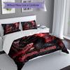 3PC Custom Name Dragon's Dark Embrace Bedding Set Duvet Cover Closure Includes 1 Duvet Cover & 2 Pillowcases for Bedroom