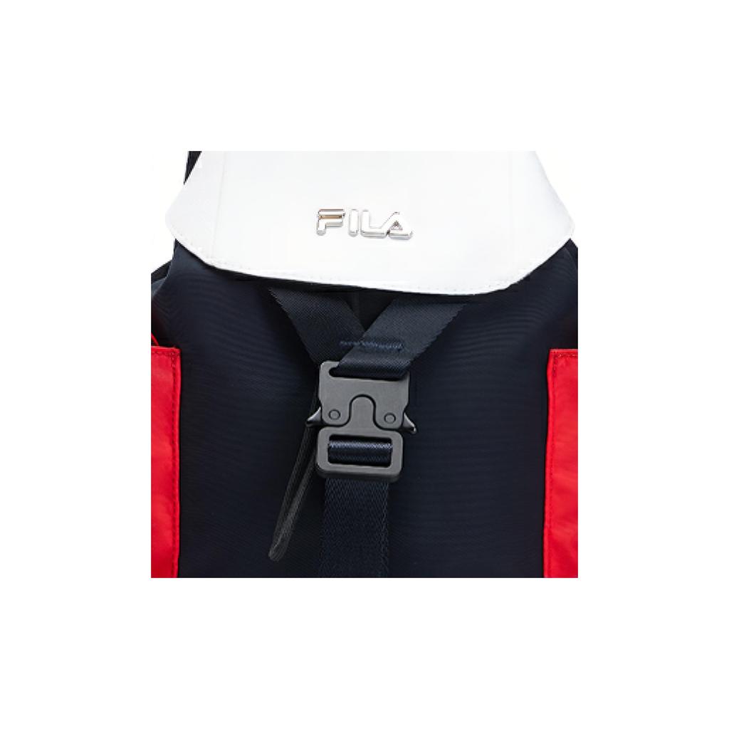 New FILA Polyurethane With Synthetic Leather Backpack Regular Unisex Legend Blue F13W038105F-DB