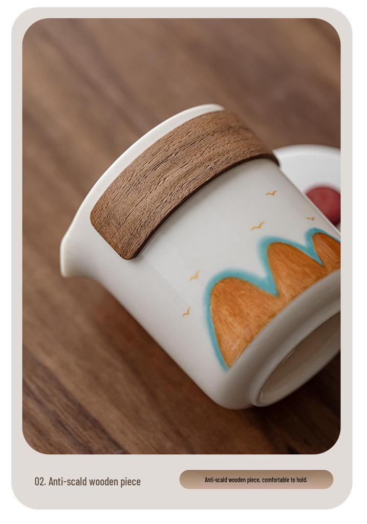 Thousand Li Mountains & Rivers Kung Fu Tea Set Gift Box - Cultural Souvenir with Custom Logo