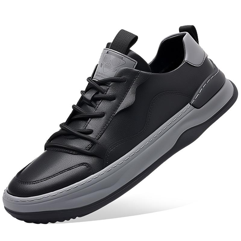 High Quality Man Luxury Designers Outdoor Sneakers Fashion Comfy Casual Leather Walking Shoes Antiskid Flat Tenis Masculino Shoe