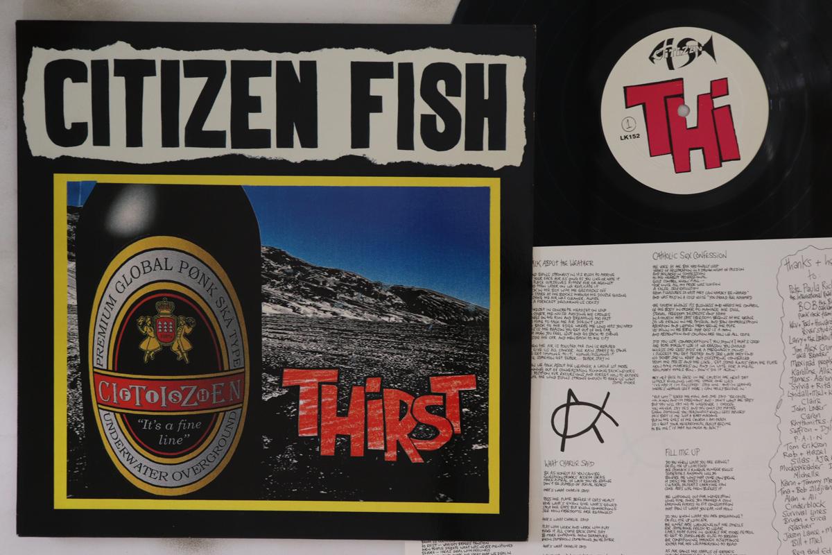 

LP Record CITIZEN FISH - Thirst LK152 Lookout! Record 1996 US Rock Used