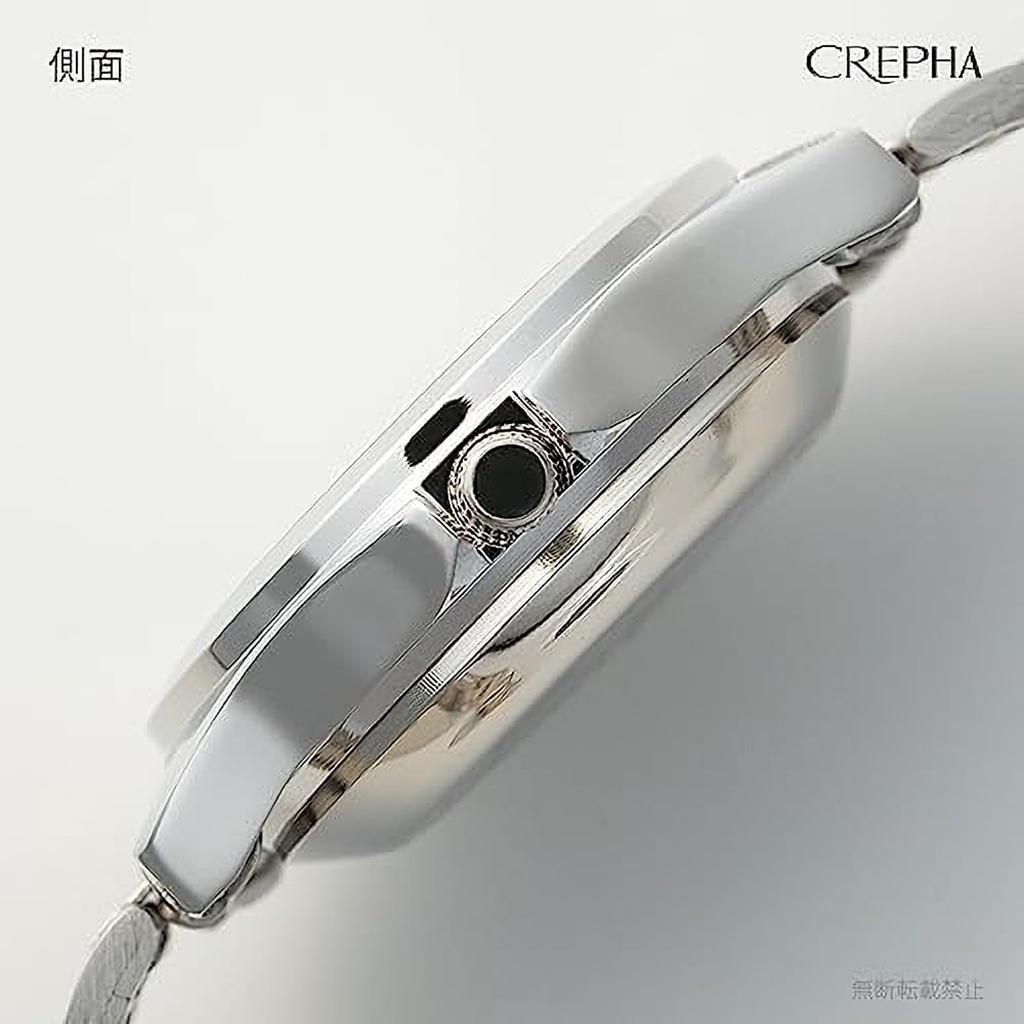 Klefer TE-AL036-WTS Women's Analog Waterproof Watch with Metal Band, Silver