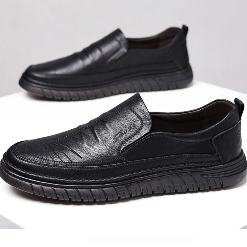 Men Casual Formal Business Shoes Fashion Men's Loafers Leather Flats Classics Driving Shoes Platform Footwear Shoes