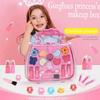 32Pcs Kids Makeup Toys Girls Real Makeup Kit Washable Non-Toxic Makeup Toy Set Retro Beauty Makeup