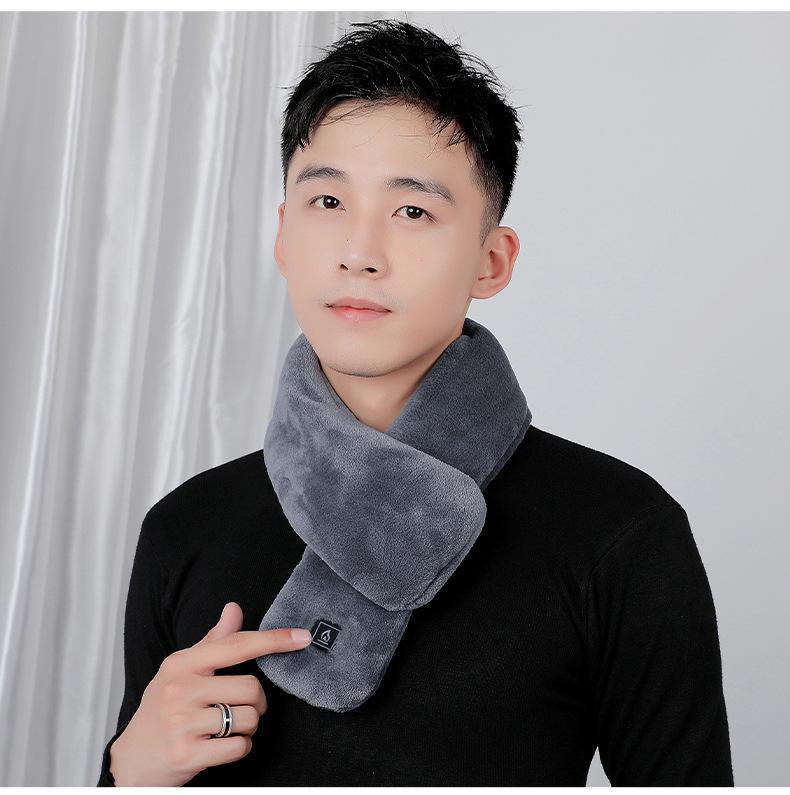 Unisex USB Heated Neck Scarf with Neck Protection & Hot Compress