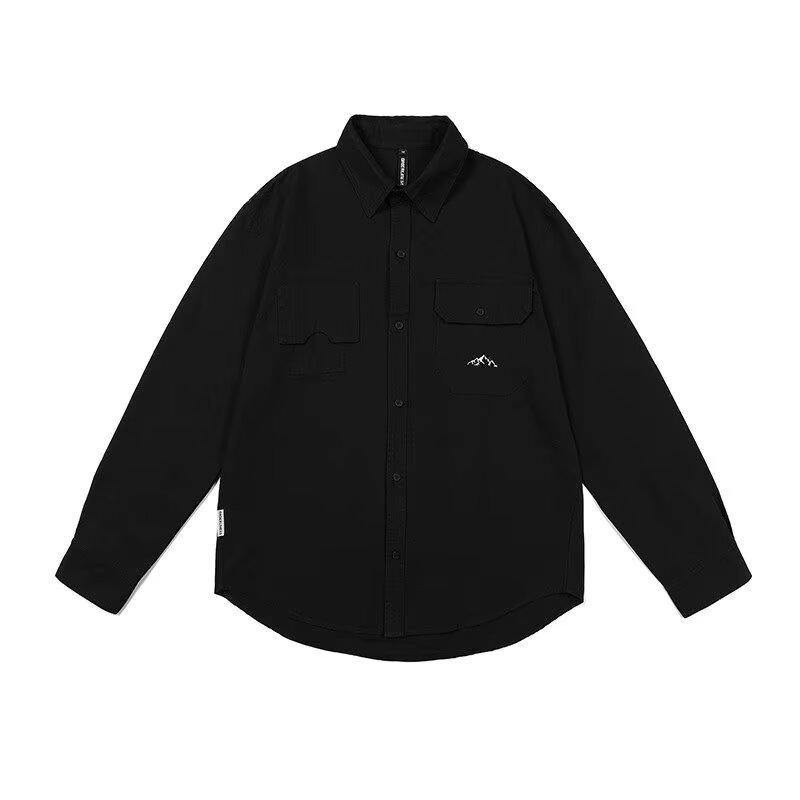 Coat Men's Spring and Autumn Jacket Trendy Japanese Style Loose Niche Design Top Outdoor Retro Workwear Casual