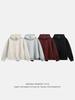 Unisex Heavyweight Half-Zip Hoodie with 3D Panel & Stand-up Collar for Autumn/Winter