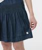 Ohesio Denim Shirring Midi Skirt, Deep Blue