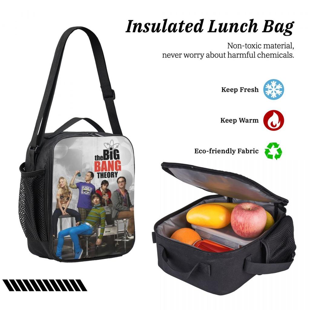 The Big Bang Theory Kids Backpack Lunch Box Pencil Boxes for Boys Girls Kindergarten Backpacks Schoolbag Bookbag Set