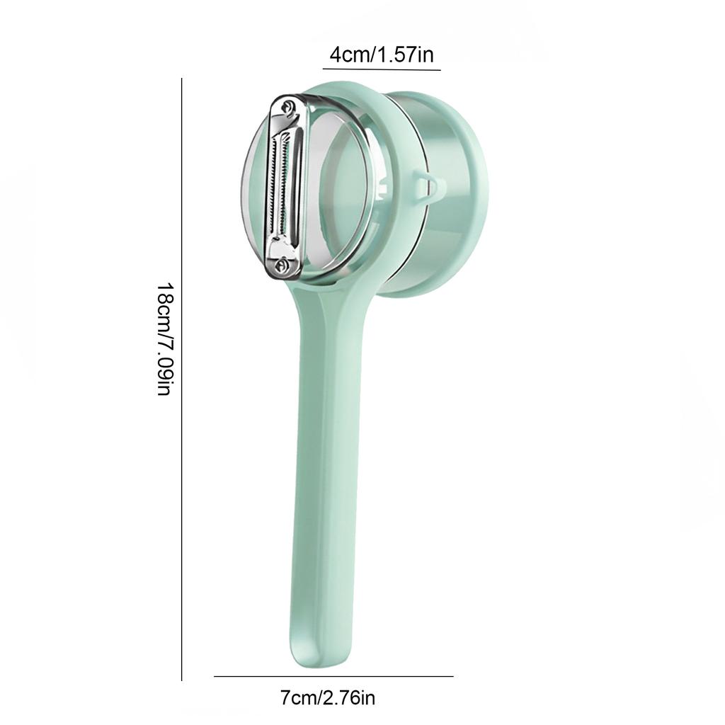 Potato Peeling Knife Vegetable Peeler with Peelings Storage Bucket Multi-Function Fruit Planing Knife Scraper Kitchen Gadgets