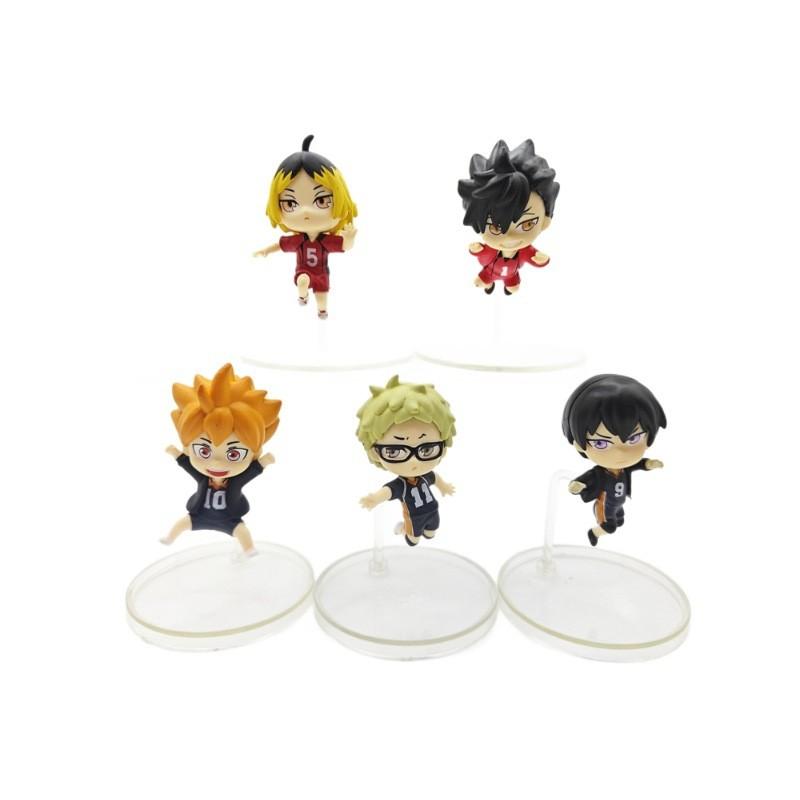 Volleyball Boys Uya Vs Inokuma High School Jumping Figures Collectible Pvc Toy Model