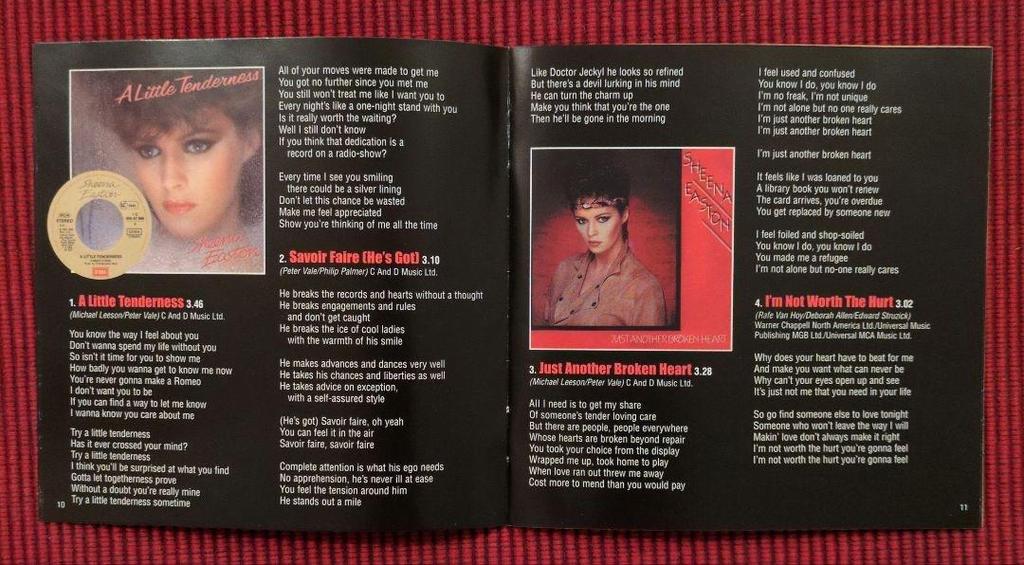 [USED] Sheena Easton 2CD "Tears of a Broken Heart/Machinery" Import Edition