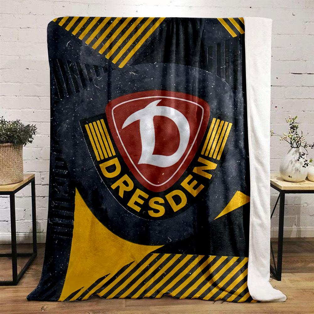 Dresden Wappen auf Decke für alle Jahreszeiten Decke Mittagspause Überwurf Geschenk