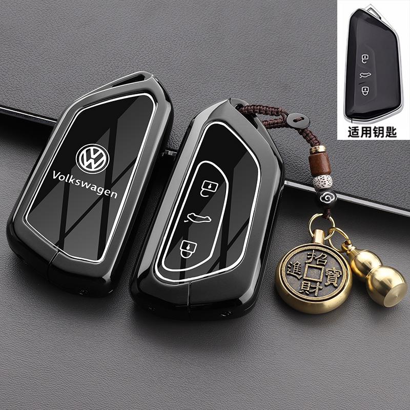 2026 Hot For VW VOLKSWAGEN Car Key Case Cover Shell For VW Volkswagen Golf 7 MK7 Tiguan MK2 For SEAT Ateca Leon FR 2 Ibiza For S