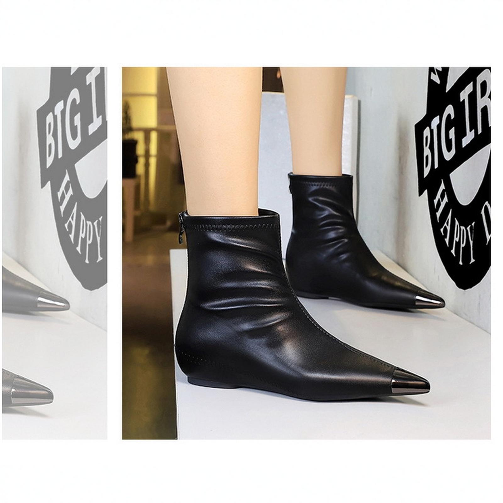 

Women s Toe Low Heel Boots 40 чорний