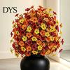 Maintenance Free Indoor Plants Fall Artificial Topiary Ball Flowers, Mums Tree, UV Resistant Outdoor Flowers with Decorative Faux for Weddings Spike,