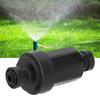 1/4in Irrigation Filter With Stainless Steel Strainer Quick Connect Filtration System Black