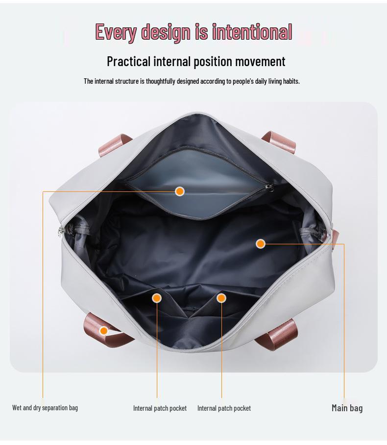 Lightweight Foldable Expandable Gym Bag with Large Capacity & Gift Customization