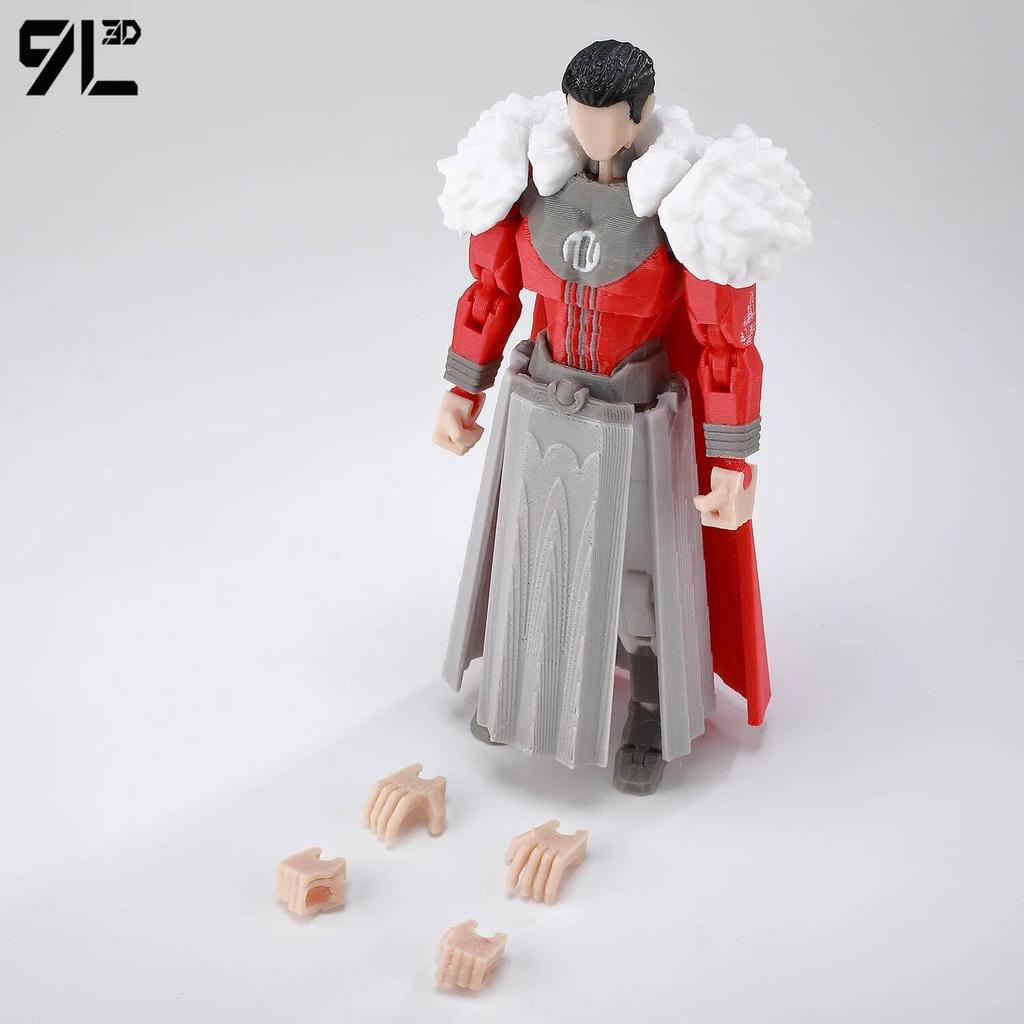 9L3D Printed Invincible Maskless Mark Toys Action Figures Titan13 T13 Dummy 13 Superheroes Multi-Jointed Movable Shapeshift Toys