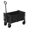 Folding Camping Wagon with 500lb Load Capacity, All - Steel Frame & Swivel Wheels, Portable Trolley for Outdoor Picnic/Shopping