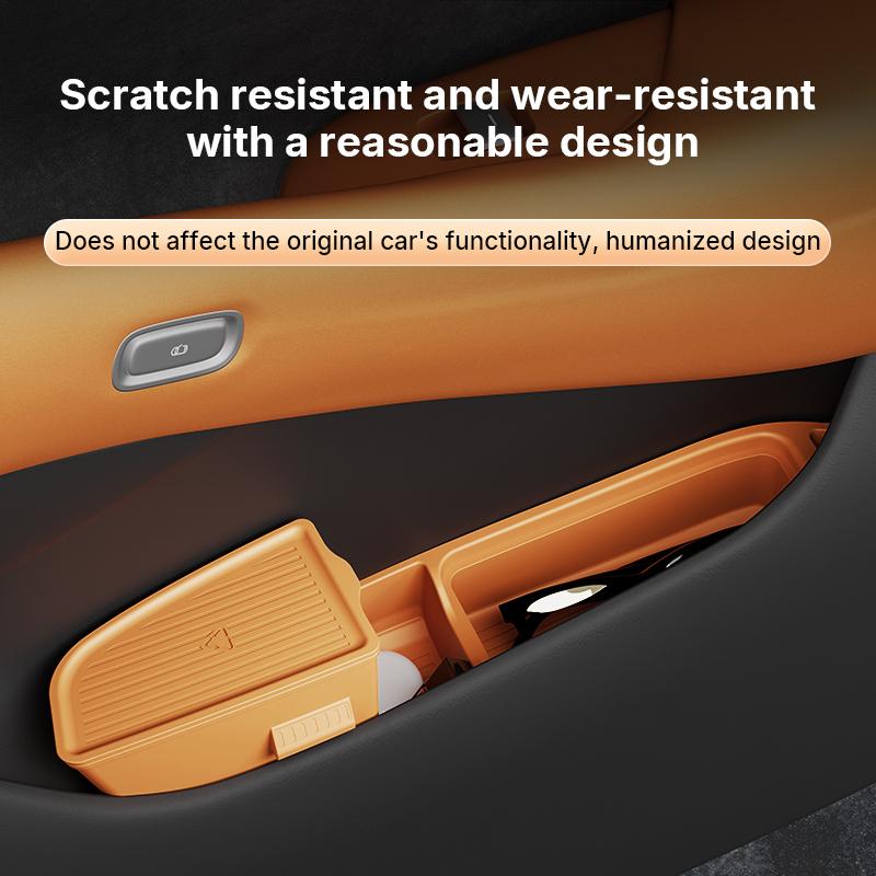 4Pcs For 2025 2026 XIAOMI YU7 Car Door Storage Box Door Groove Pad Storage Box Car Interior Organizer Accessories