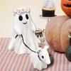ABWR-Ghost Dog Walking Statue Halloween Ghost Dog Walking Statue Cute Garland Small Ghost Dog Walking Decoration Ornaments