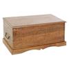 Coffre - Acacia - 90 X 40 X 40 Cm - Design Africain - Bois Massif - Intérieur