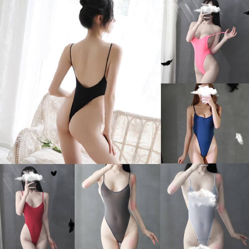 Moteriškas seksualus Bodysuit Egzotiškas apatinis trikotažas plius dydis Permatomas atviras tarpkojo kombinezonas Karšta erotinė suknelė tinklinės kojinės Pėdkelnės Pėdkelnės Katinis kostiumas