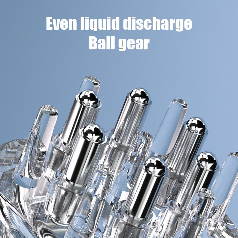 Šestijehelní aplikátor na pokožku hlavy Tekutý hřeben Kořeny vlasů Medicína Hřeben Vlasy pro růst vlasů Sérum s olejem Vyživující masážní přístroj