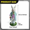 Osterhase Figur Statue Standup Rustikal Tier Skulptur Dekor für Regal Schlafzimmer Festival