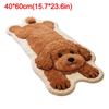 Special-shaped Puppy Print Rug Decorative Carpet Animal Floor Mat Entryway Mat  Bedside Floor Decor