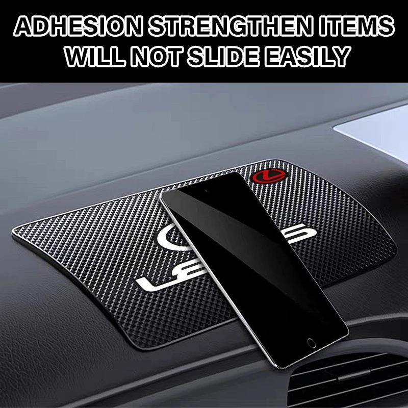 Auto Embleem Anti-Slip Pad Telefoonhouder Antislip Mat Auto Stijling Voor Lexus CT200H ES350 GX460 470 IS250 LS460 NX300 RX300 350 450H