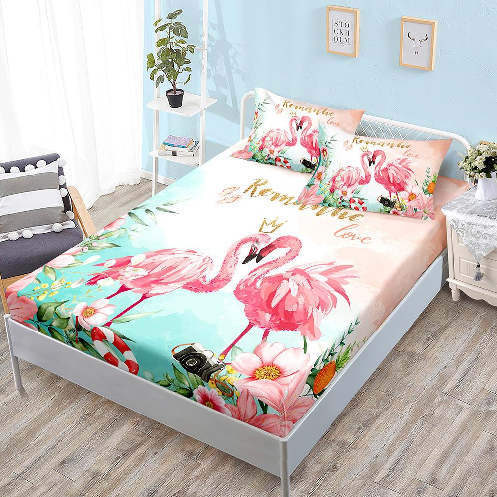 Animal Mattress Three-Piece Set, Bedspread, Pillowcase, Mattress Protective Cover, Dust-Proof And Non-Slip.