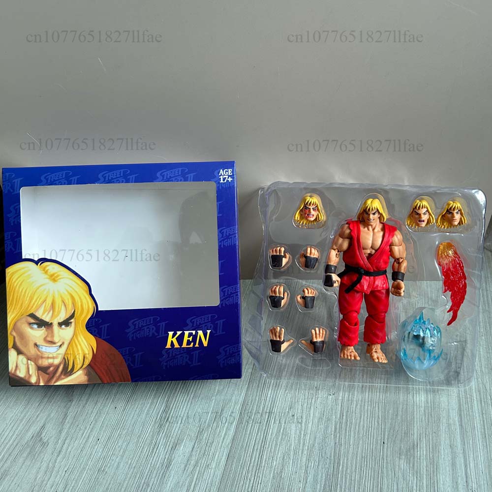 Ultra Street Fighter Ken Masters Storm Toys USFII: The Final Challengers Guile Ryu Ken Action Figure Model Toy Joint Movable