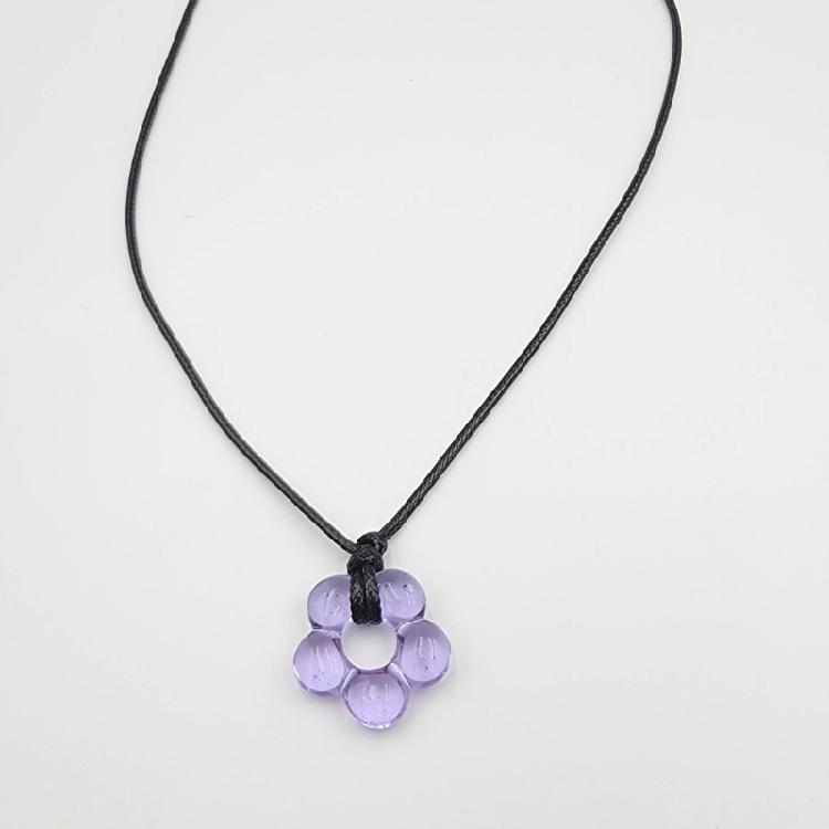 Drawing Rope Flower Necklace Female Hip-hop Cold Wind Long Sweater Neck Chain