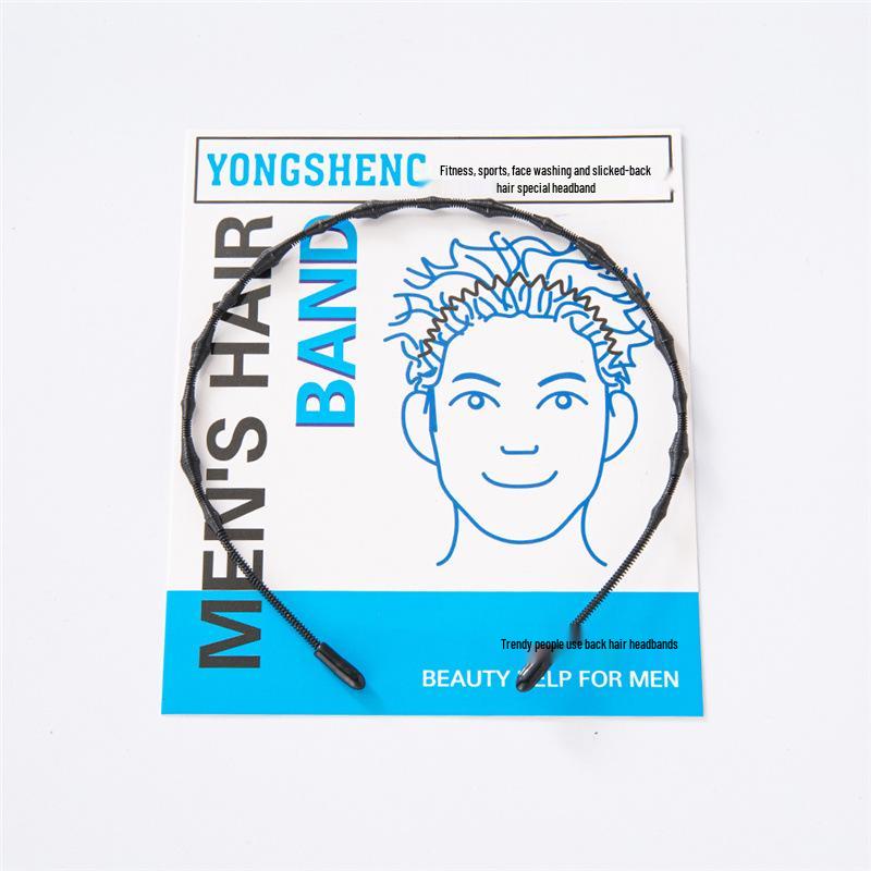 Men's Korean Style Minimalist Wavy Hairband