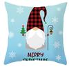New Christmas Dwarf Pillow Cover Christmas Cute Dwarf Peach Skin Cushion Cover