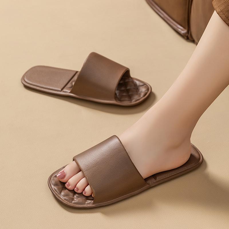 Folding Slippers for Women, Summer Indoor Home Anti Slip EVA Portable Travel Slippers