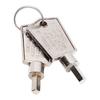 2 BUC Chei Congelator Aliaj de Aluminiu Portabil Pentagonal Cheie Ușă de Sticlă Cabinet Frigider