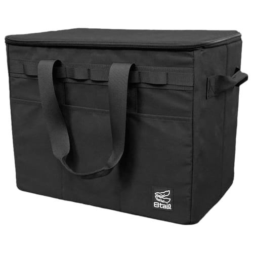 

Ящик для хранения 8tail для кемпинга, мягкий контейнер из поликоттона TC, большая вместимость 37 л, ширина 42 см x глубина 27 см x высота 33 см, для использования на открытом воздухе (черный)