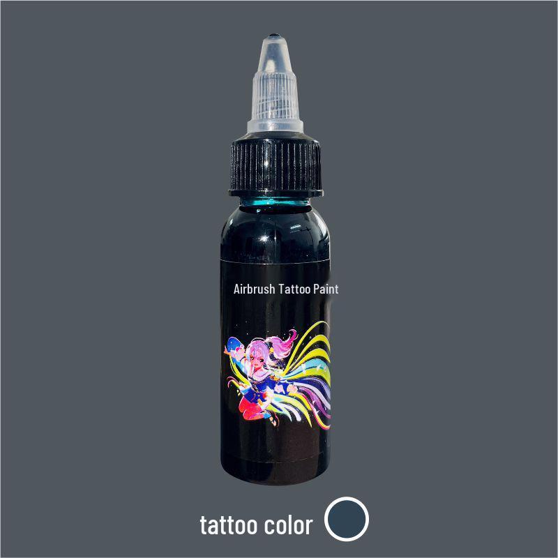 Waterproof Temporary Airbrush Tattoo Pigment - Realistic, Non-Discoloring Body Paint