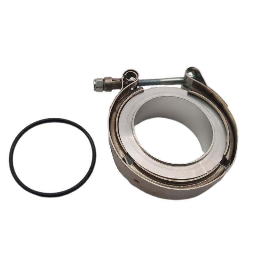 Holset Turbo Compressor V-band Flange + Clamp For CMmins