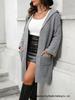 2025 Autumn/Winter Women's V-neck European & American Knit Cardigan - Loose Solid Color.