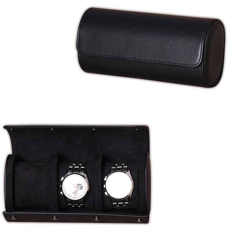 Waterproof PU Leather Watch Storage Box with 1-3 Slots - Stain-Resistant Gift Packaging