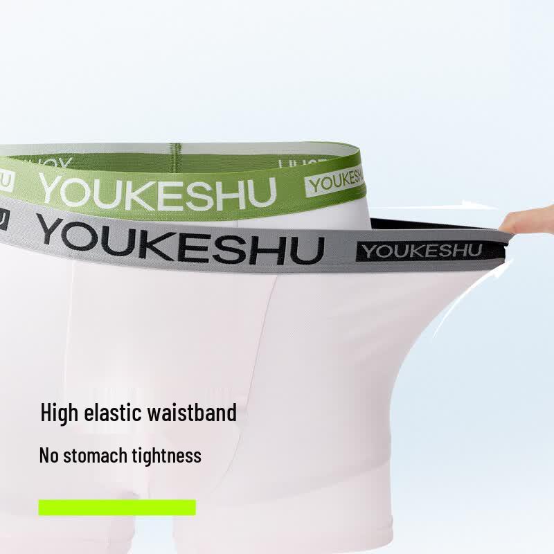 Men's Cotton Antibacterial Boxer Briefs