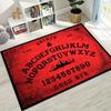 3D Retro Witch Ouija Gothic Spirit Board Rug for Bedroom Living Room Sofa Home Doormat Decor, Large Kids Play Non-slip Floor Mat