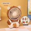 Ventilador Portátil Mini Recarregável por USB Desenho Animado Lii Shen
