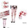 Halloween Blood Stockings For Costume Party Nurse Zombie Bloody Silk Stockings